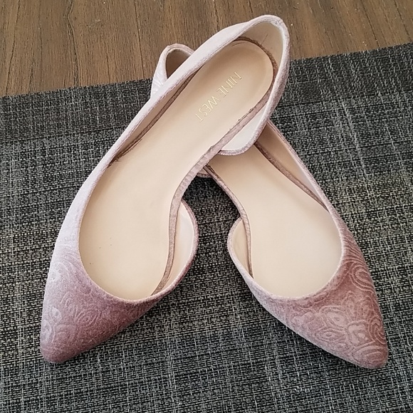 nine west velvet flats